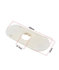 Six Pack Bee Escape Equipment Set 109 By 42 Mm Plastic Hive Doors With 21.7mm Hole showing dimensions and detail.