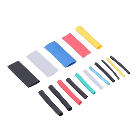 Get This Awesome Jeanoko Heat Shrink Tubing Kit With 580 Pieces In Assorted Sizes For Top Electrical Insulation And Wire Protection In Cool Colors Like Black Yellow Blue Red Green And Clear Perfect For Daily Maint. assorted heat shrink tubes in black, yellow, blue, red, green and clear