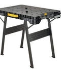 Express Folding Workbench With Quick Setup In Under 3 Seconds Beefy 1000 Lbs Metal Legs Large Work Surface For Any Project