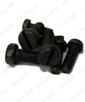Top Shelf Black 304 Stainless Steel Slotted Cheese Head Machine Screws M Fine Through M4 Metric Coarse Thread Assorted hardware fasteners.