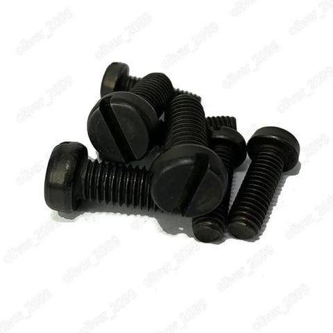 Top Shelf Black 304 Stainless Steel Slotted Cheese Head Machine Screws M Fine Through M4 Metric Coarse Thread Assorted hardware fasteners.