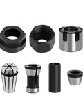 Heavy Duty C Nut Collet Adapter For CNC Router And Carving Machine ER Clamp Fits 12mm alloy steel collet tools.