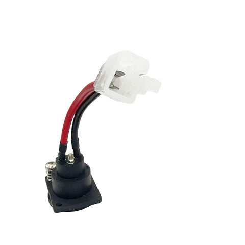 3 Pin 2 Wires XLR Charger Port For Razor MX650 MX500 SX500 Dirt Rocket Bikes And EcoSmart Metro Kids Electric Scooters E Scooters E Bikes Off Road Motocross Parts Ride Ready Upgrade Kit