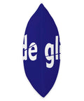 Side view of Glider Plane Throw Pillow With Pilot Flight Theme Dope Decorative Cushion, showcasing blue polyester fabric and design.