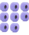 8 Pack 58x32mm 82A Quad Roller Skate Wheels With 16 High Speed 608RS Bearings And Wrench For Inline Skates And Skateboards Jelly Purple Outdoor Indoor Use