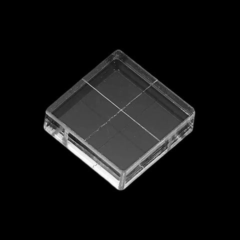Clear 1x1 Inch Stamp Block Set With Grid Lines 6 Pack Transparent Acrylic Mounting Blocks For Scrapbooking Card Making And DIY Crafts Easy Alignment For Perfect Stamping Every Time, 1x1 inch acrylic block