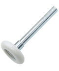 Quiet White Nylon Garage Door Rollers With 1 and 8 Inch Wheels And 4 Inch Stems, Easy Swap For Garage Tracks, Premium Sealed 11 Ball Bearings, Smooth And Low Noise Operation, Pack Of 10
