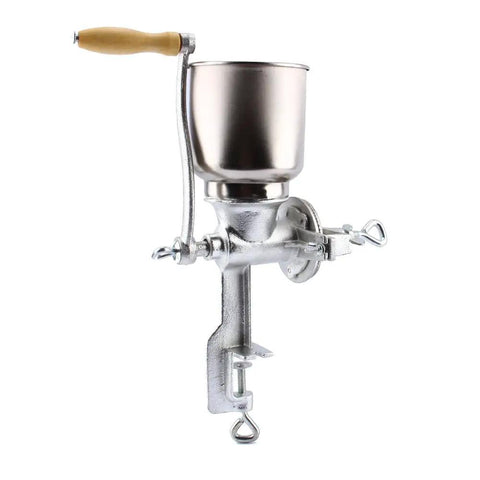 Hand Crank Cast Iron Grain Mill Grinder For Dry Grains Coffee Rice And More Detachable Design For Easy Cleaning