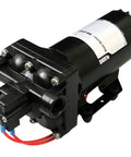 12V Heavy-Duty Automatic Demand Diaphragm Pump With 5.3 GPM Open Flow, 90 PSI, 1/2 Inch NPTF Port, Self Priming, Chemical Resistant Water Pump