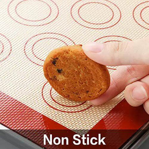 9 Piece Stainless Steel Baking Set With Cooling Racks And Silicone Mats For 10 12 16 Inch Pans Includes 3 Baking Sheets 3 Racks And 3 Mats