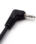 Two-Pack 1 Pin 2.5mm Walkie Talkie Microphone connector close-up