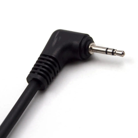 Two-Pack 1 Pin 2.5mm Walkie Talkie Microphone connector close-up