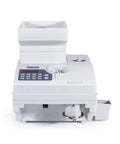 Heavy Duty Coin Counter And Auto Sorter With Killer Capacity Plug And Play Simple Setup Bank Grade Cash Management For US Canadian Mexican Foreign Coins No Sweat Operation With Full Two Year Warranty, detailed front view.
