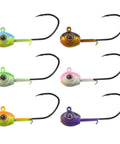Assorted colors Elite Series MVP Jig With Premium Hook And Gamakatsu Big River Hook for Walleye Bass and Trout quarter ounce head
