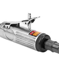 1/4 Inch Pneumatic Die Grinder Delivers Blazing 22000 Rpm Air Power Through An Ergonomic Angle Handle for precise metal work.