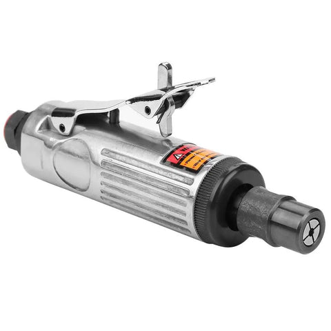 1/4 Inch Pneumatic Die Grinder Delivers Blazing 22000 Rpm Air Power Through An Ergonomic Angle Handle for precise metal work.