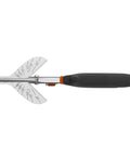 Side view of a multi-angle miter shear cutter set adjustable 45 to 135 degrees for quarter round molding, trim, PVC and trunking.