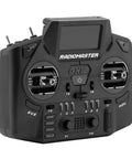 GX12 Beast Dual Band ExpressLRS RC Transmitter with Gemini Xrossband, front view of CNC aluminum 3D hall gimbal