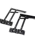 2X Coffee Table Lift Mechanism Hinges with Hydraulic Rod in Durable Carbon Steel for Modern Living Room Tables