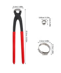 Get Your Hands On This Epic Veemoon Stainless Steel Hose Clamp Kit Featuring Single And Double Ear Clamps With A Super Cool Plier Tool For Quick Marine Or Industrial Pipe Fixing That Is Totally Weatherproof And Built To Last. stainless steel clamp plier and two clamp sizes