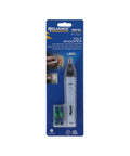 Hella Reliable Non Contact Voltage Detector For Catching Hot Wires Fast With Loud Audio Alert And Bright LED Indicator in packaging.