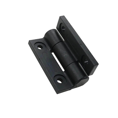 Flat Opening Torque Hinge Plastic Gate Hinge With Adjustable Torque One Piece White Durable Gate Hardware For Home Garden