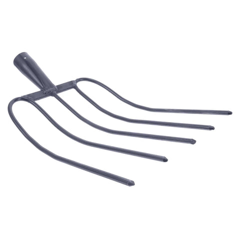 Lightweight Manure Fork Compost Fork For Mulching And Multi Function Farm Tool Built Tough For Garden Beds Farm Cleanup And Yard Work