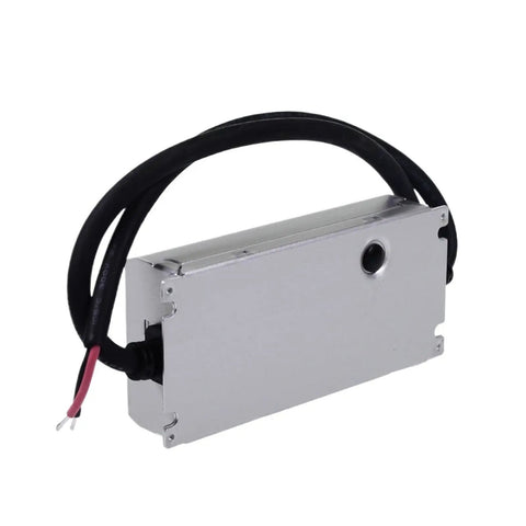 XLG 75W IP67 LED Driver Industrial Switching Power Supply For Bay Stage And Plant Lighting 12V 24V 27 To 56V Output 700mA 1400mA High Efficiency Beefed Up Durable Plug And Play. silver metal LED driver with black cable