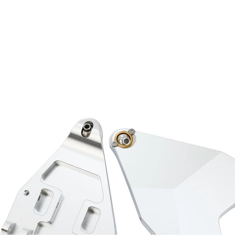 Close-up of 2Pcs Alloy Front Lower Suspension Arm Upgrade Kit For 1 By 7 UDR RC Car Replacement 8532, showing detailed structure.