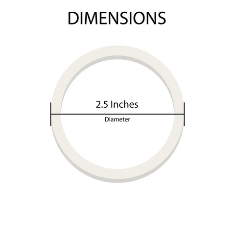 Replacement Silicone Gaskets For 3-Cup Stovetop Espresso Makers 4 Pack Heat Safe To 410 Degrees Fahrenheit Durable Fit ring