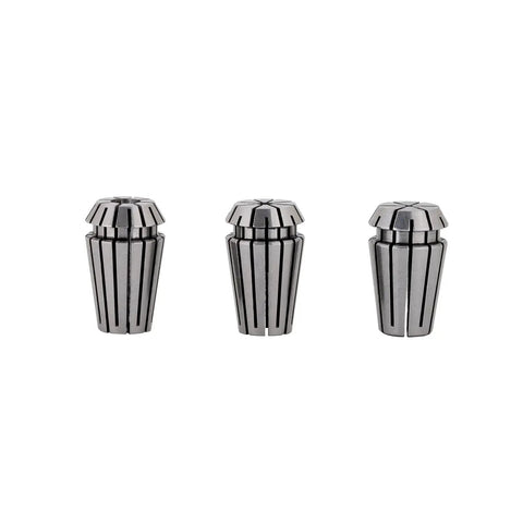 Pro Grade High Precision Spring Collet Set For CNC Milling Lathe Tools, 3 Piece ER11 Compatible, Durable Spring Steel
