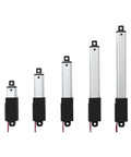 5 different sized 6V 12V 24V DC Linear Actuator With 30Mm 50Mm 75Mm 100Mm And 150Mm Stroke Options 188N Push Force Waterproof