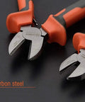 Harden Pro 6 Inch Diagonal Wire Cutters With Spring Loaded Ergonomic Handle made of fine carbon steel, heavy-duty flush cutters