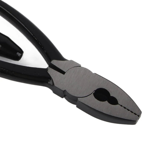 9 Inch Aircraft Locking Pliers For Wire Fastening And Secure Lock Wiring, High Carbon Steel Construction, close-up of plier head