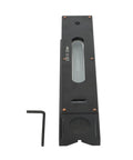 Micpointik 100mm Strip Level 0.02mm, Metal Machinist with a black finish and included wrench for precision measurements.