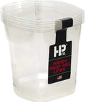 Disposable Paint Pail Liners For 32 Fl Oz Pail, 2 Inch Sash Brush Compatible, Mess Free Cleanup, Clear Liners, 6 Pack