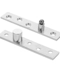 2 Pack Stainless Steel Hidden Door Hinges With 360 Degree Pivot and Hush Quiet Operation