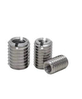M10 Slotted Self Tapping Thread Insert Adapter Nuts Double Sided For Metal Wood Plastic Fastening No Pre Drill versatile pack of three hardware.