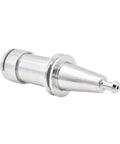 Top Shelf Stainless Steel Cnc Collet Chuck Delivering Dead On Zero Point Zero Zero Millimeter Accuracy And Dynamic Balancing, side view, precision machining.