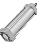 Heavy-Duty Tie Rod Pneumatic Air Cylinder 63mm Bore 175mm Stroke PT 3 by 8 Port Double Acting With Adjustable Cushion