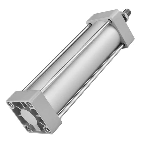Heavy-Duty Tie Rod Pneumatic Air Cylinder 63mm Bore 175mm Stroke PT 3 by 8 Port Double Acting With Adjustable Cushion