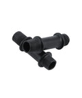 Badass Black Straight Pipe Lamp Stem Extension Rod Kit One Point Five Seven Inches With Connector showing black threaded extension rods.