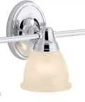 Triple Sconce Wall Light with Adjustable Up or Down Mount, polished chrome finish, scratch and corrosion resistant, UL listed for 100W