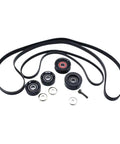 Premium Belt Idler And Pulley Kit For Holden Commodore Vt Vx Vu Vy Vz Gen3 V8 5.7l 6.0l Ls1 Ls2 Engine Smooth Ride Replacement Parts That Make Life Easier, black pulleys and belt