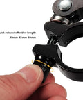 Alloy Bike Seat Post Quick Release Clamp Bolt For Road And Mountain Bikes with smooth cam lever and CNC machined nut