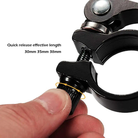 Alloy Bike Seat Post Quick Release Clamp Bolt For Road And Mountain Bikes with smooth cam lever and CNC machined nut
