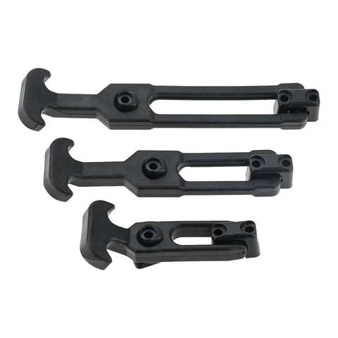 Heavy Duty Rubber Flexible T Handle Draw Latch Lock Buckle For Toolboxes Farm Machinery Cart Storage 221mm Length set of three sizes