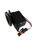 Hardcore T50 Agras Spreader Servo Replacement with high torque output and sealed housing for farm drones, featuring metal gears.
