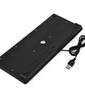 Heavy Duty Waterproof Usb Keyboard Built Like A Tank For Busy Warehouse Workstations And Labeling Stations showing slim design and USB connection.