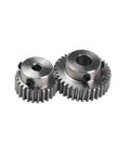 Heavy Duty Bevel Gear Pinion Set For RC Car Transmission, 15/16/18/20/25/30 Teeth, 45 Steel, 8mm Motor Boss, close-up view